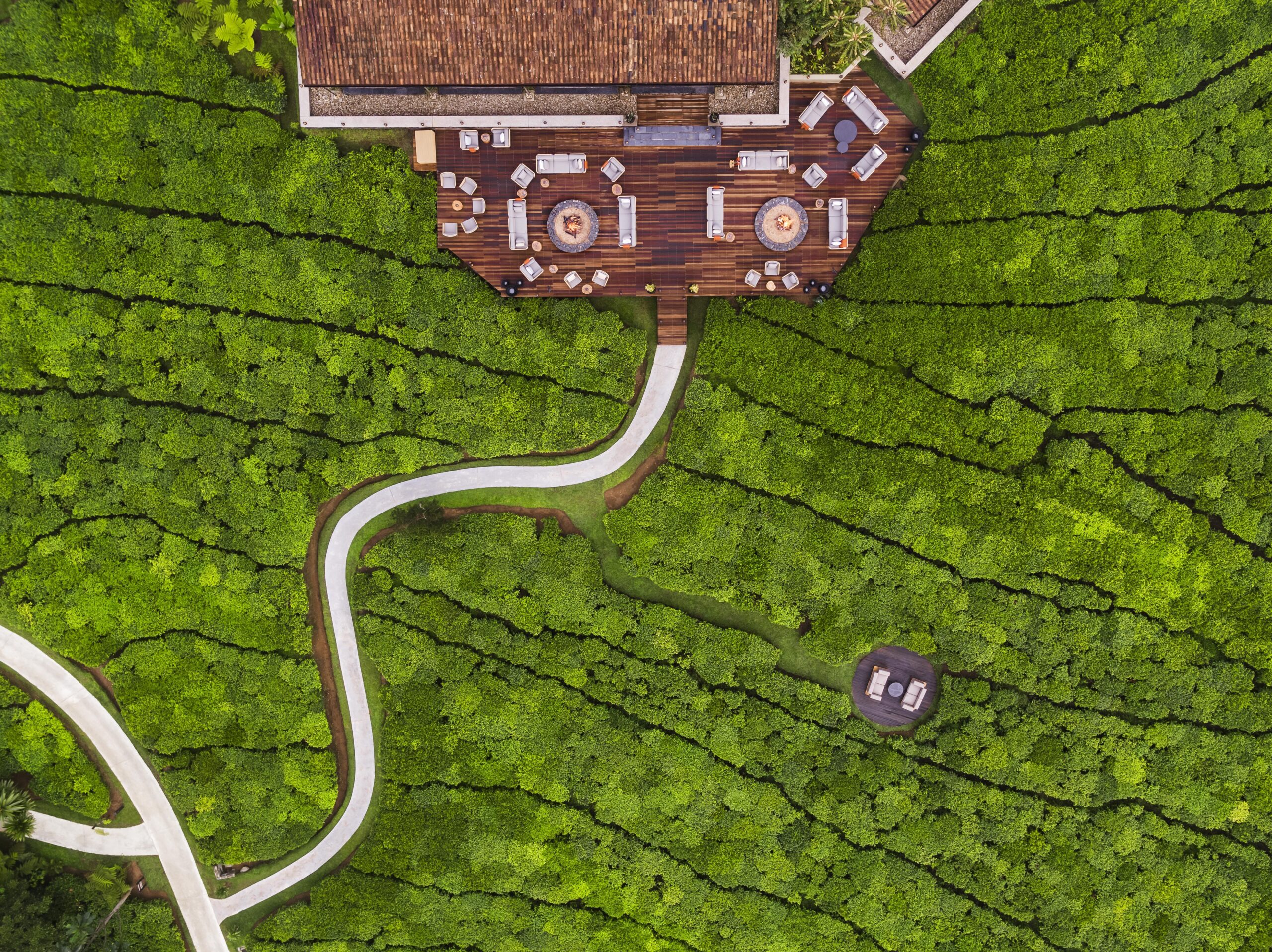 Aerial View of Nyungwe House Lodge