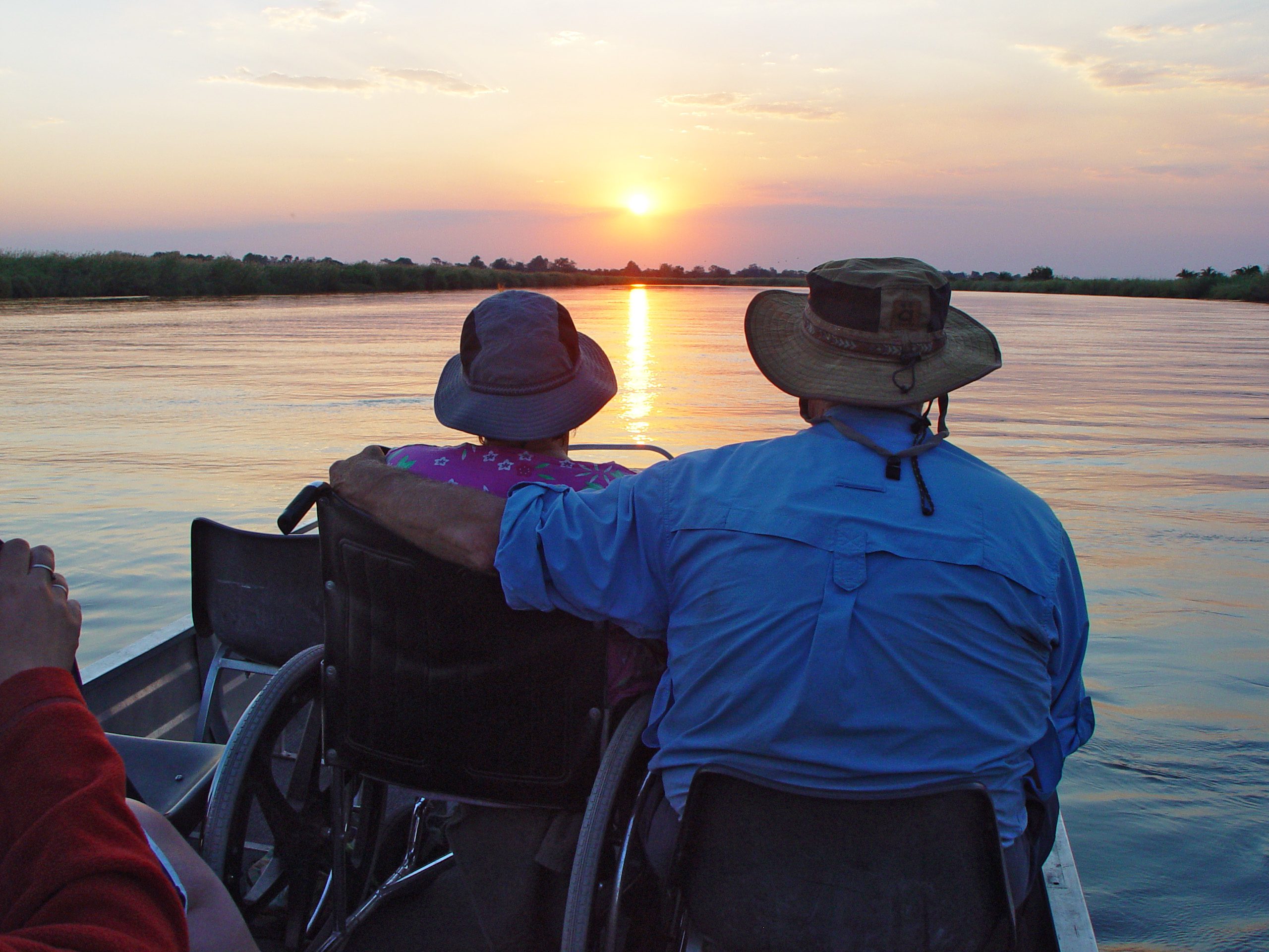 Safaris for Travelers with Disabilities, Watching the Sunset