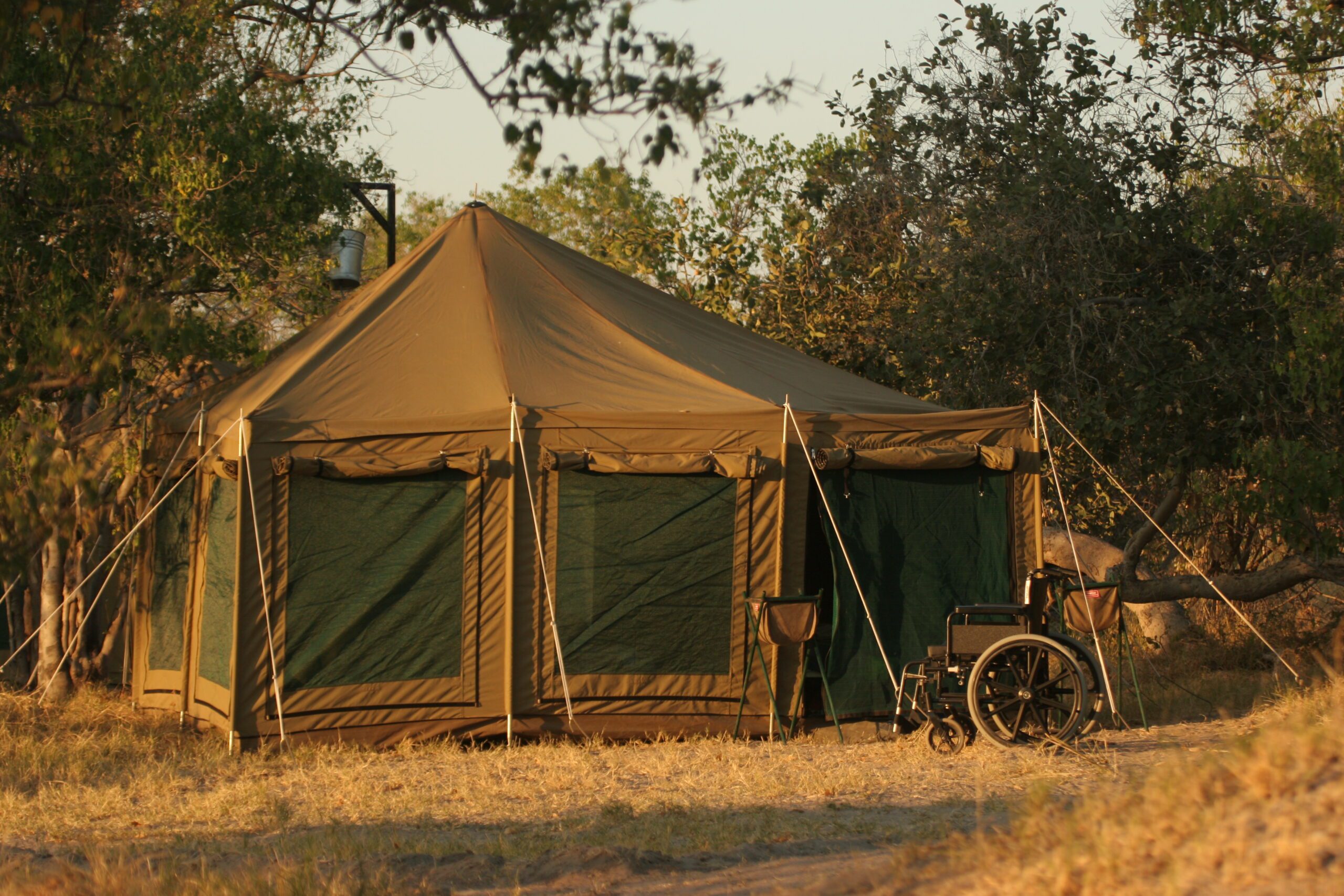Safaris for Travelers with Disabilities, Tented Accommodation