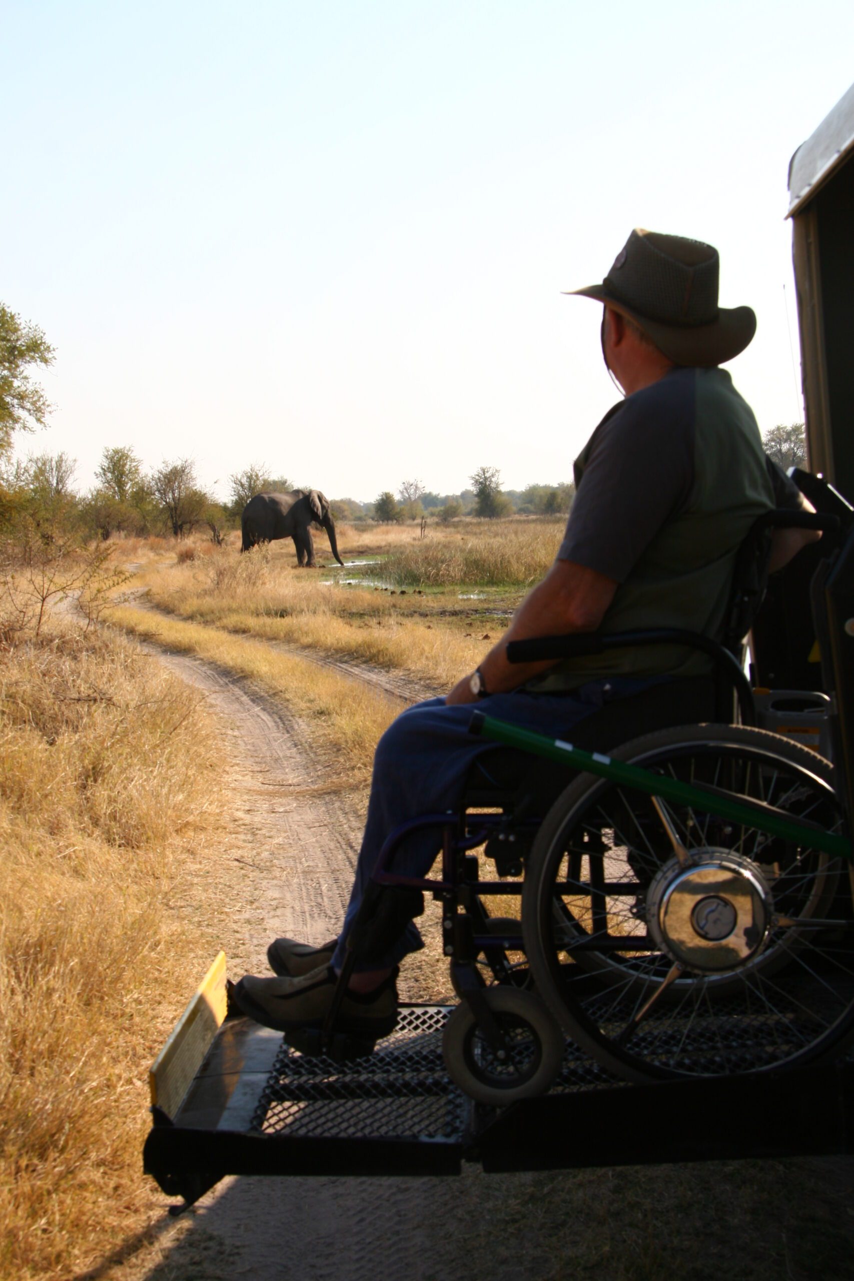 Safaris for Travelers with Disabilities, Man in Wheelchair