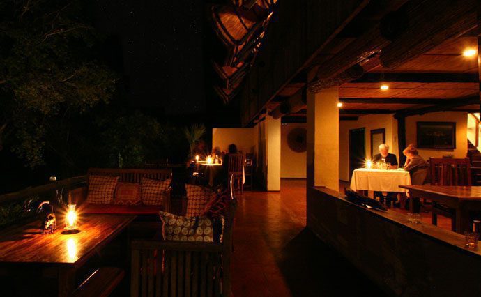 Victoria Falls: Where to Stay in Livingstone, Dinner in the restaurant