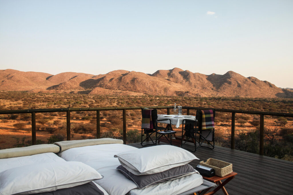 Star beds at Tswalu Kalahari Game Reserve