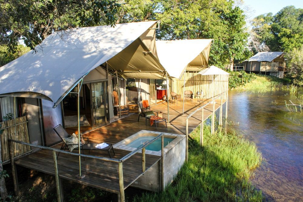 The Elephant Express: Zimbabwe Safari by Train, Luxury Tents