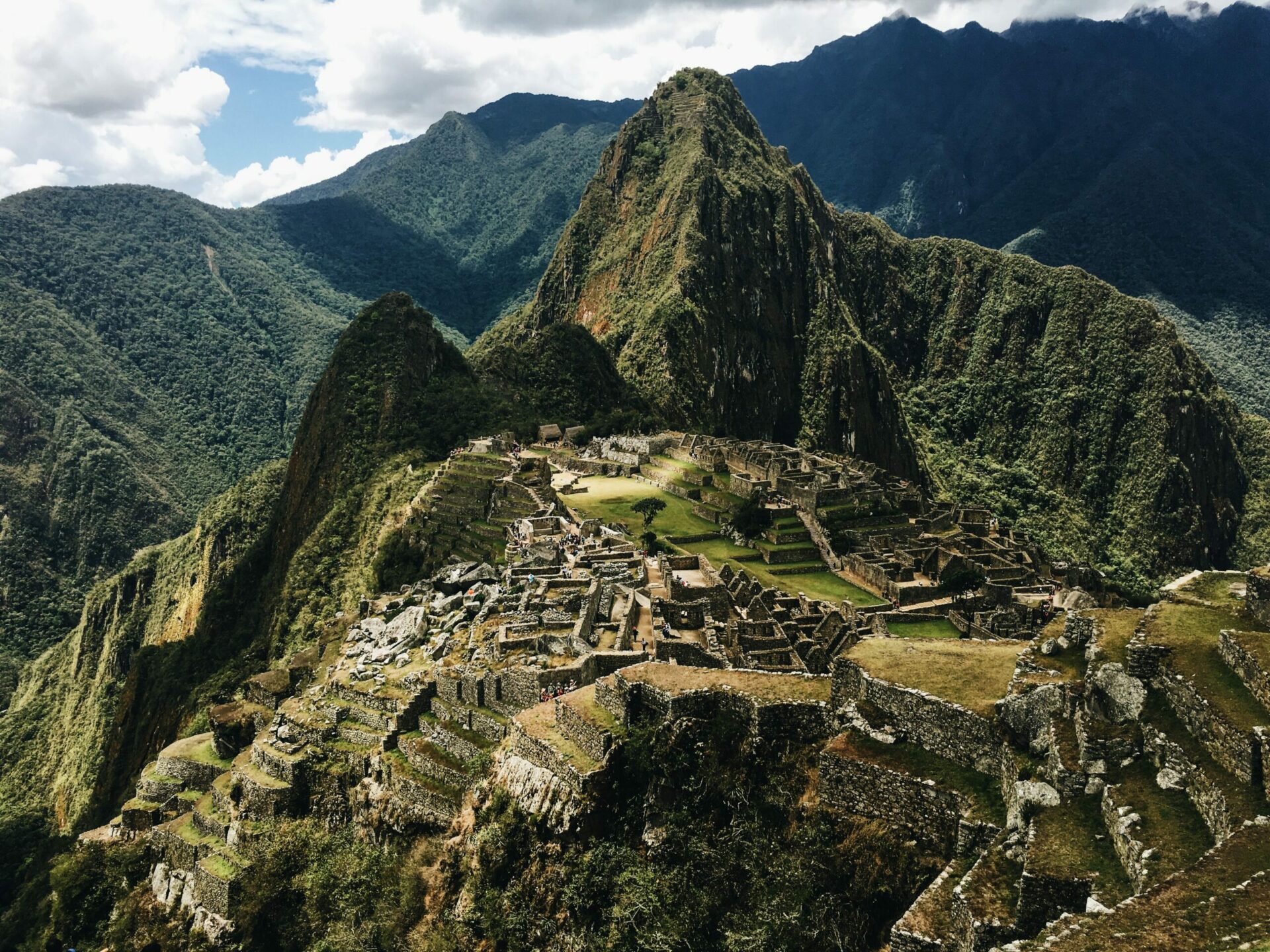 ancient city of the Incas at Machu Picchu
