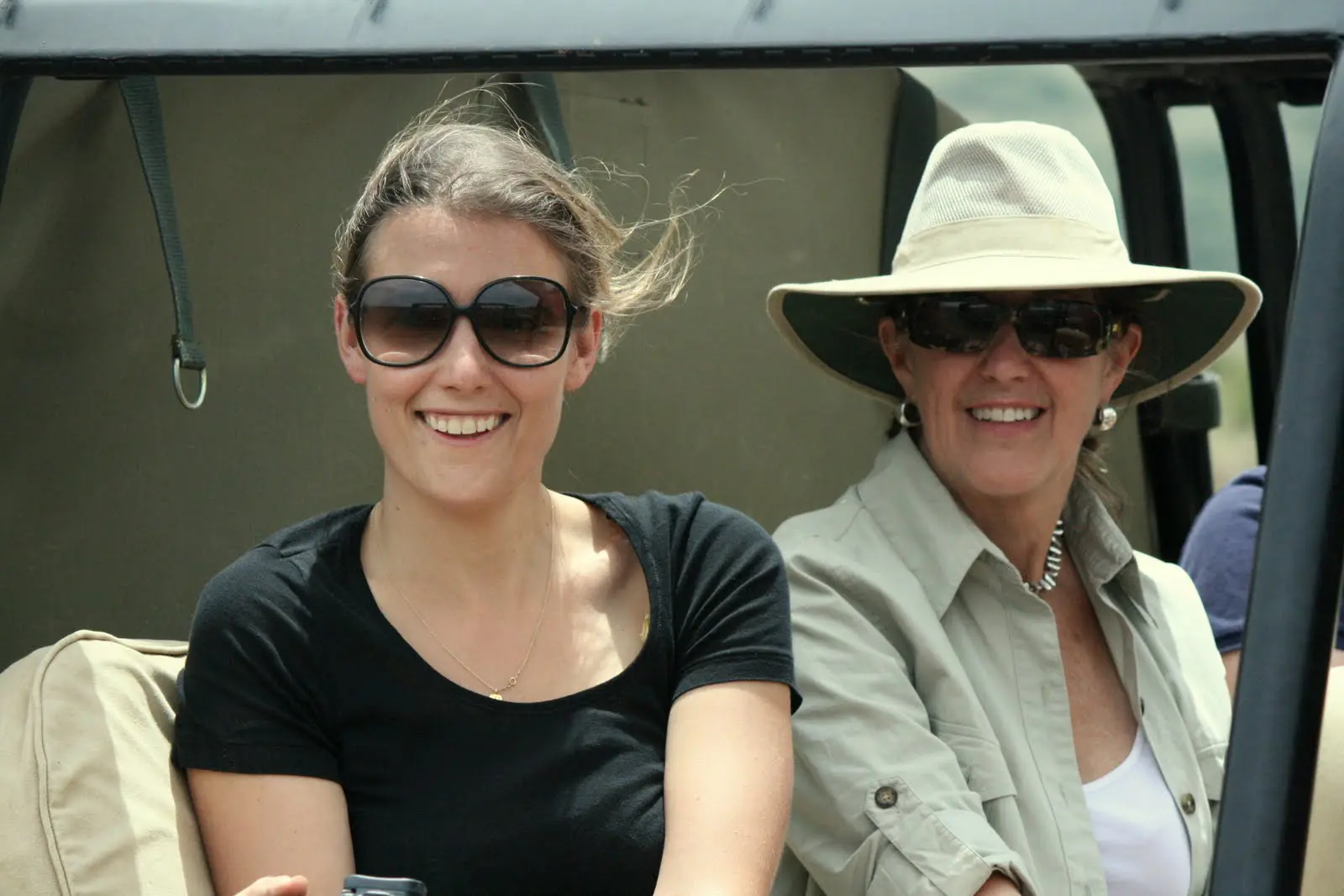 The mother-daughter duo back on safari.