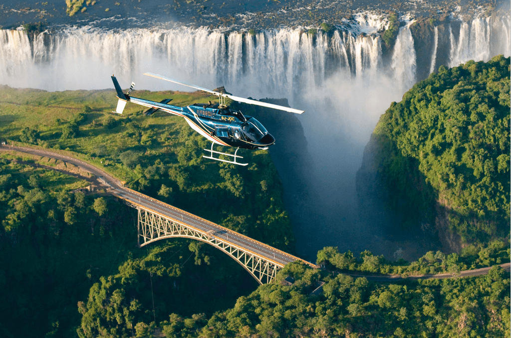 Extraordinary Experiences in Victoria Falls, Helicopter Flight