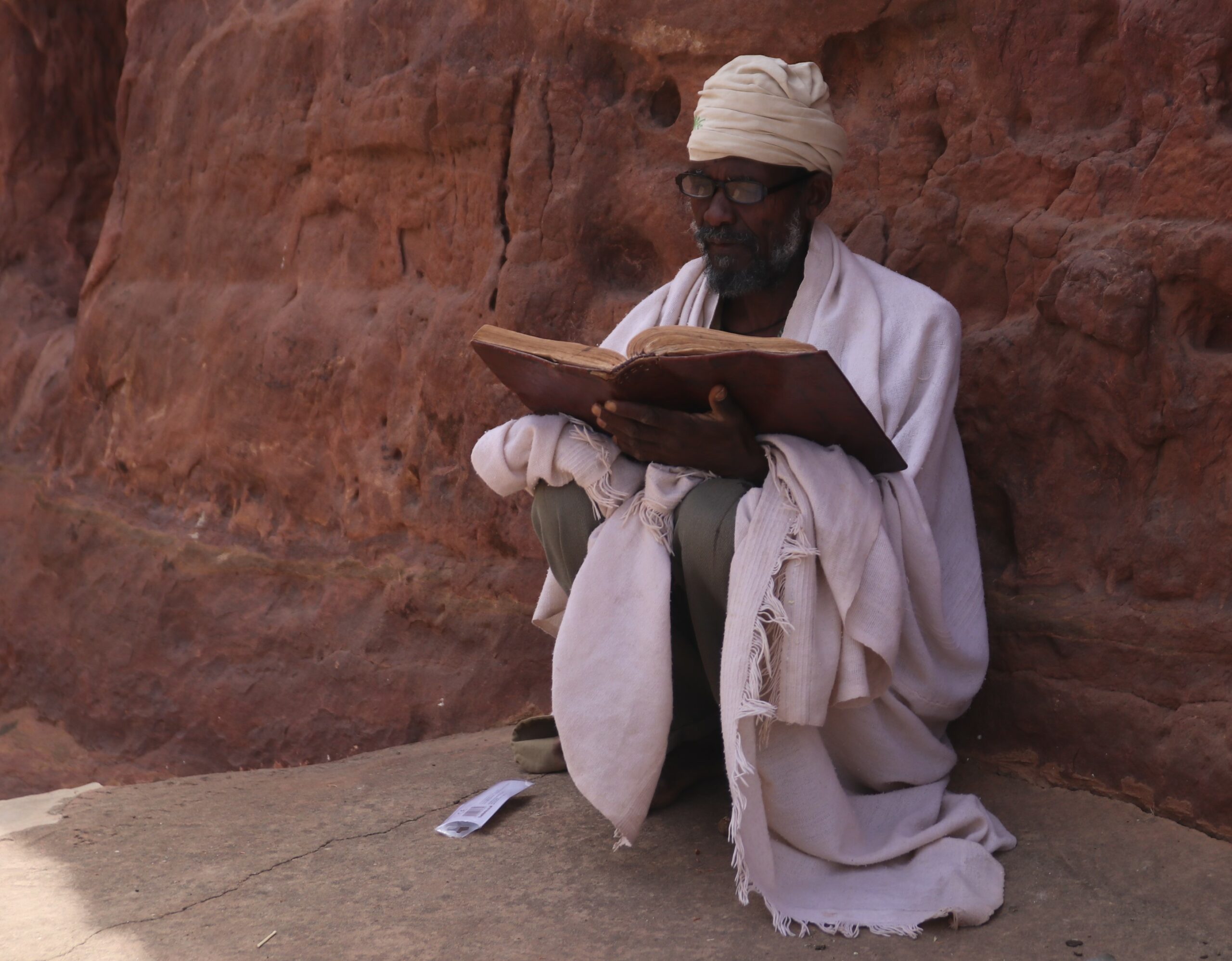 Travel Ethiopia: The Best Way to Explore the Omo Valley & Gheralta, Man reading a book