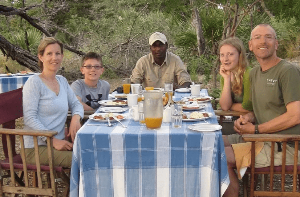 A Family Safari in the Selous Tanzania, Outdoor Meals