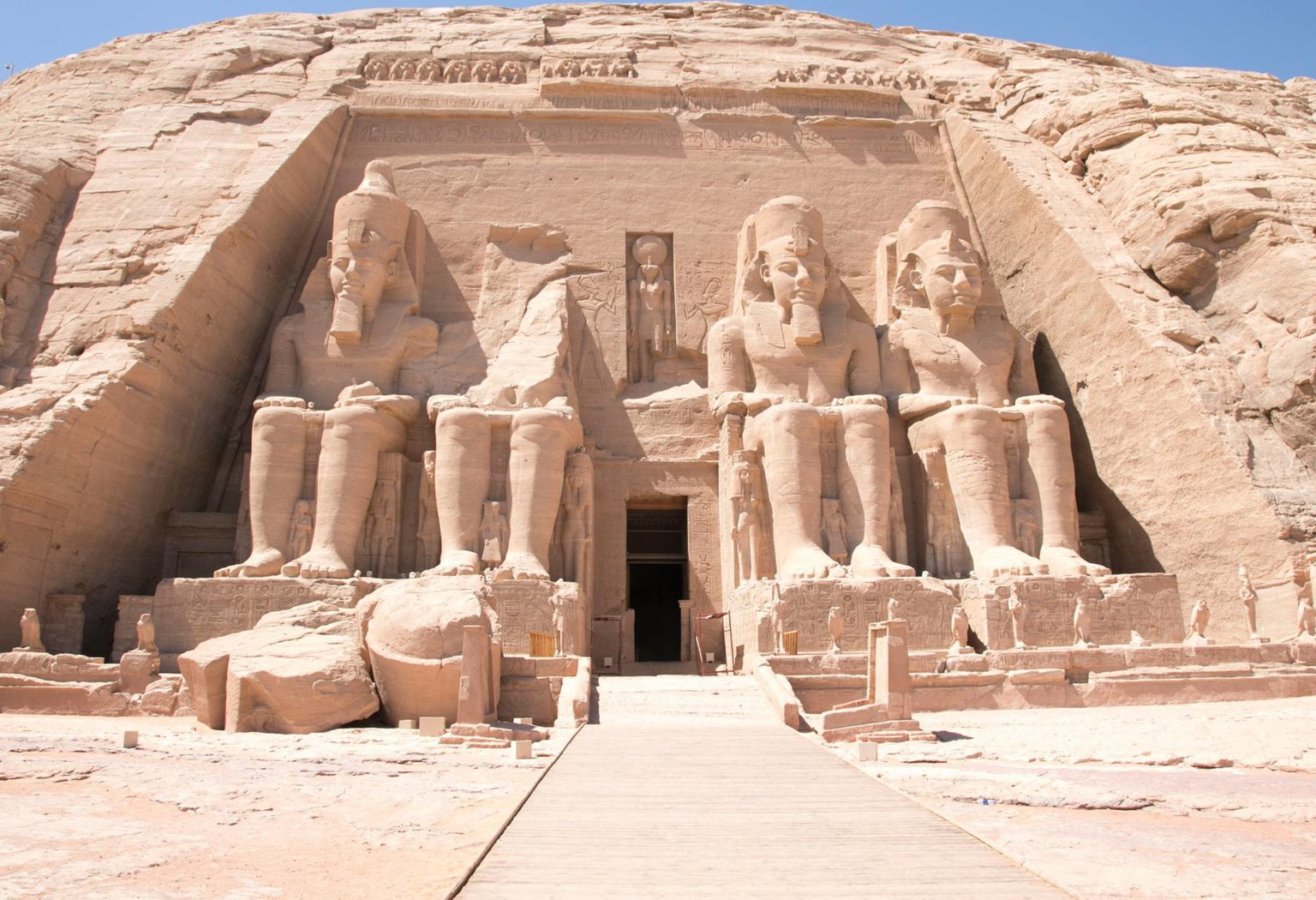 Abu Simbel Front on View