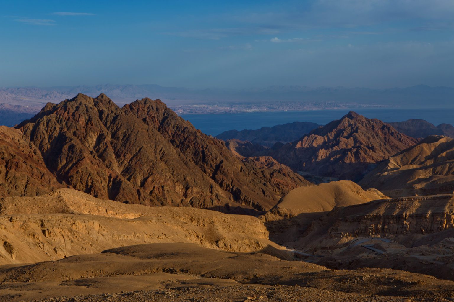Negev Desert and mountains near Eilat