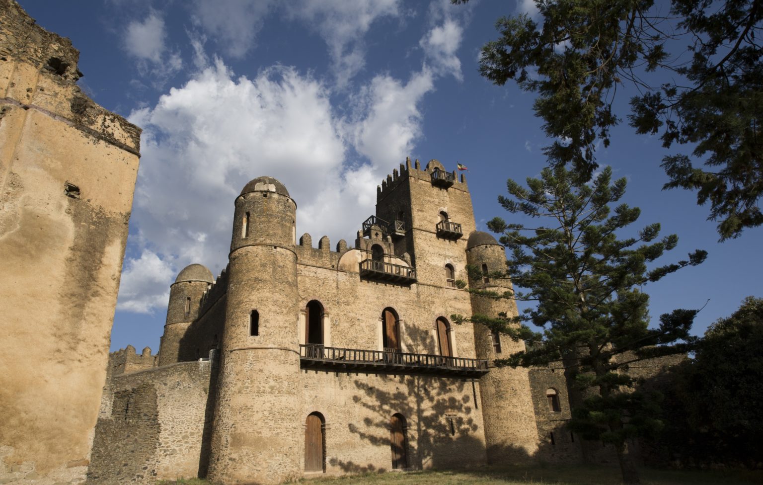 middle age castles of the Fasilidas dynasty in Gondar