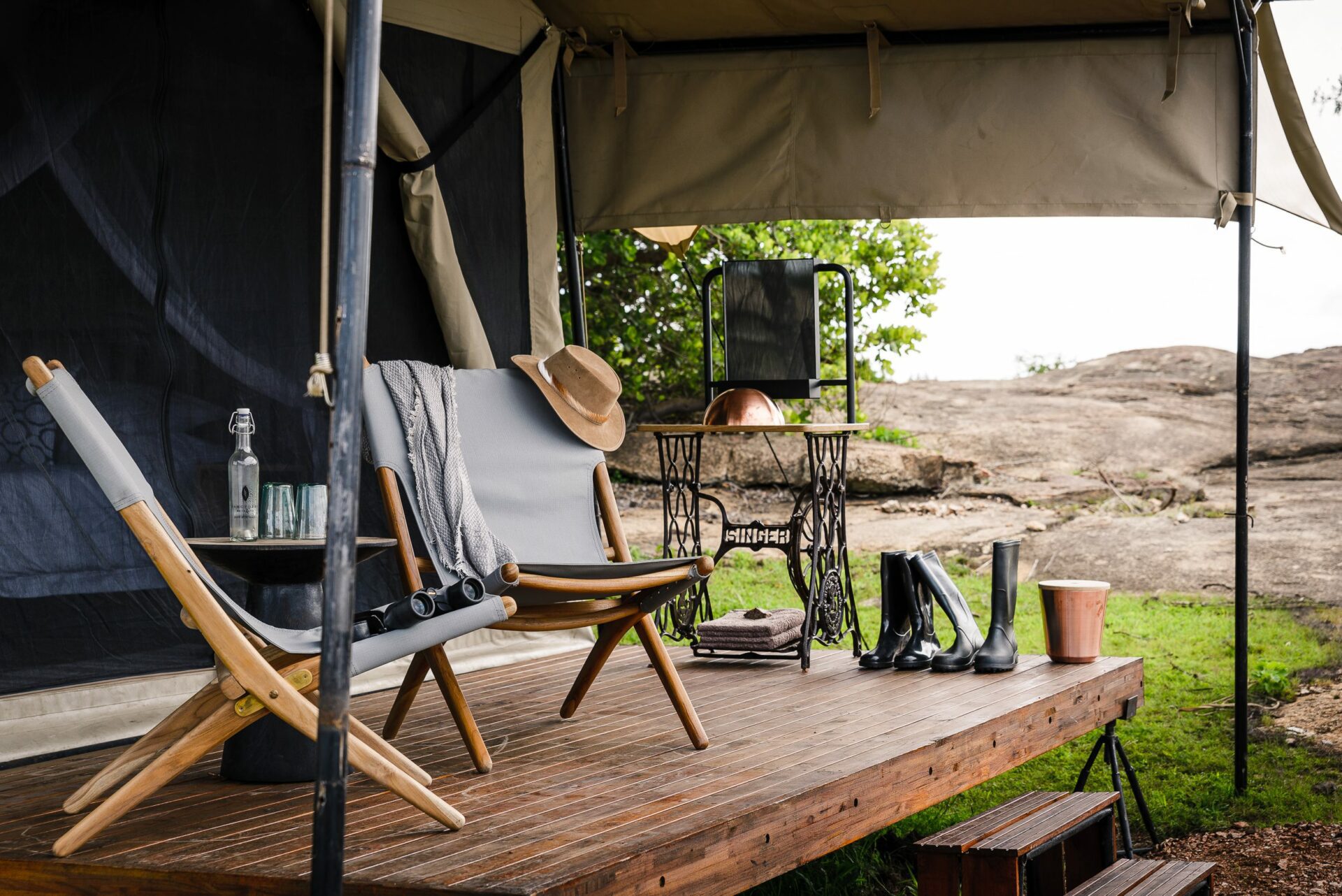Finding the right safari tented camp means weighing options like verandah's and showers