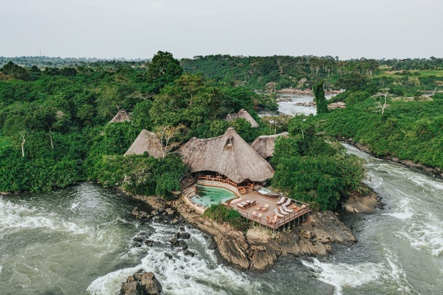 Lemala Wildwaters Lodge on our best Uganda safari