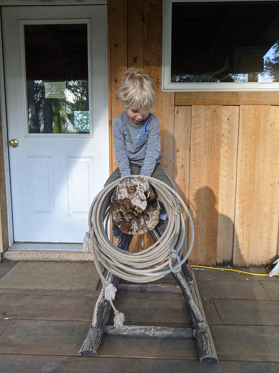 Southern Colorado with Kids: An Off-Road Adventure Through Nature and History, Little Boy on Wooden Horse