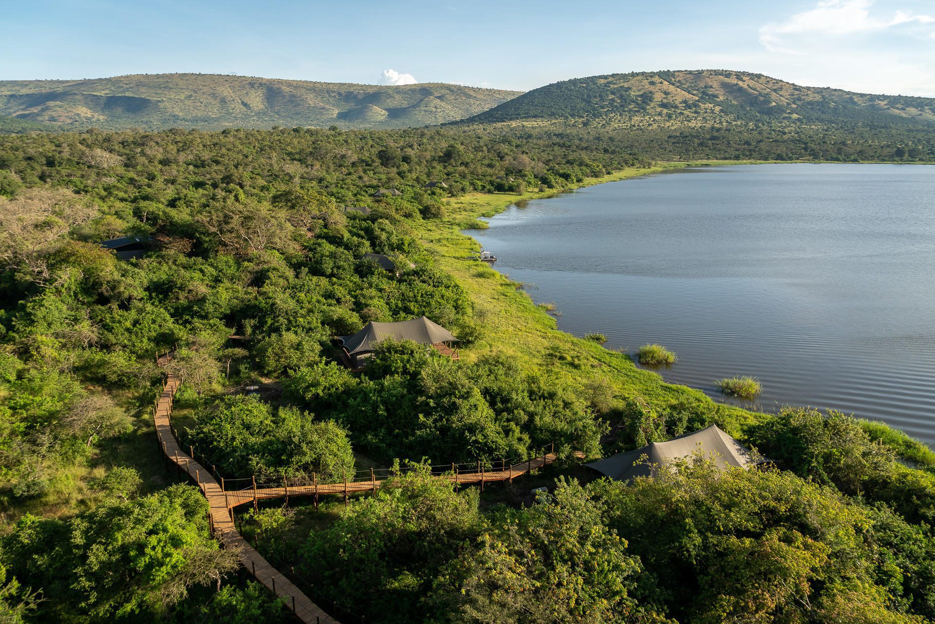 Lake Rwanyakazinga in Akagera National Park