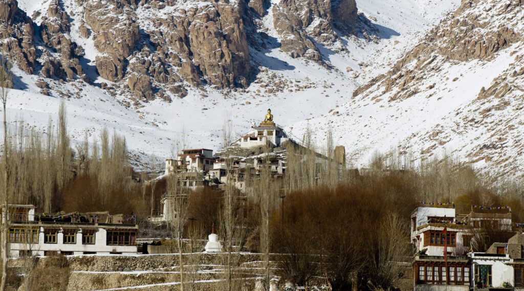 Monastery in Ladakh India in the Himalayas
