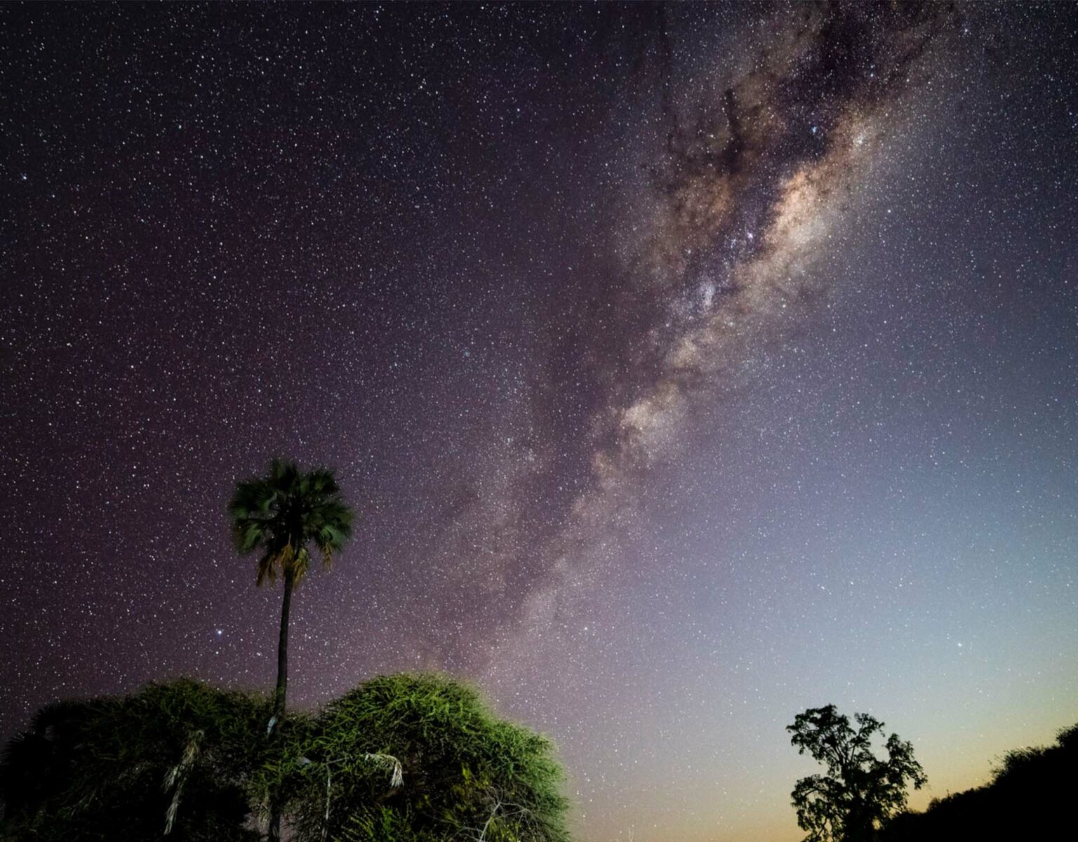 Night sky and Milky Way
