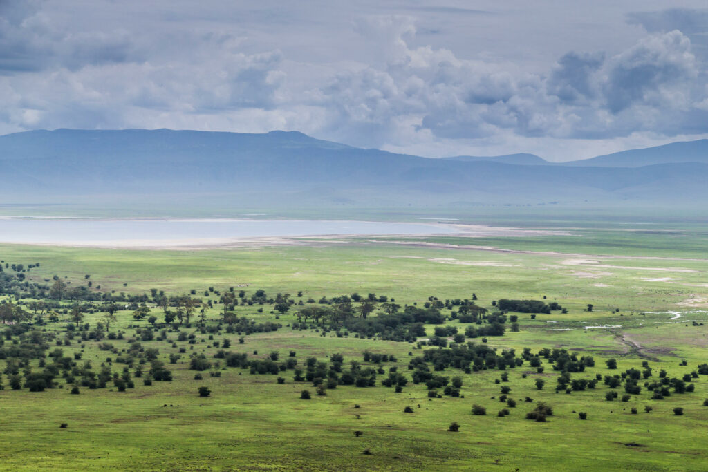 The Ngorongoro Crater is one of northern Tanzania’s iconic landmarks. Visiting during secret seasons means crowds are thinner. Image courtesy of Gibbs Farm