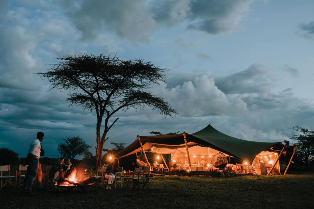 Campsite in the Serengeti, Tanzania
