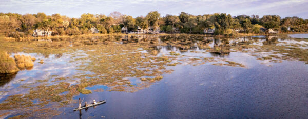Botswana okavango delta Wilderness Abu Camp.